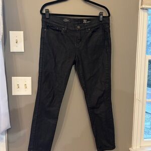 J. Crew Women's Classic Black Straight Leg Jeans